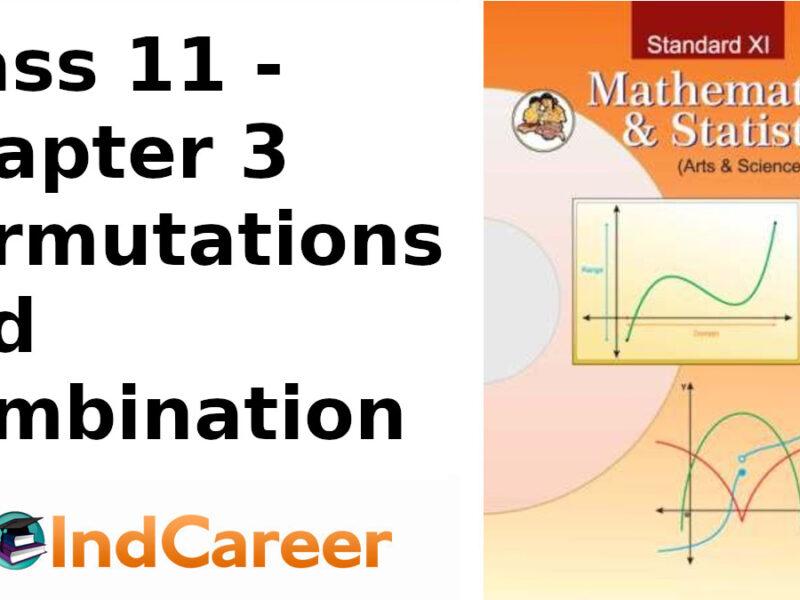 Maharashtra Board Solutions Class 11-Arts & Science Maths (Part 2): Chapter 3- Permutations and Combination