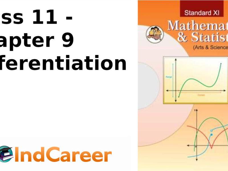 Maharashtra Board Solutions Class 11-Arts & Science Maths (Part 2): Chapter 9- Differentiation