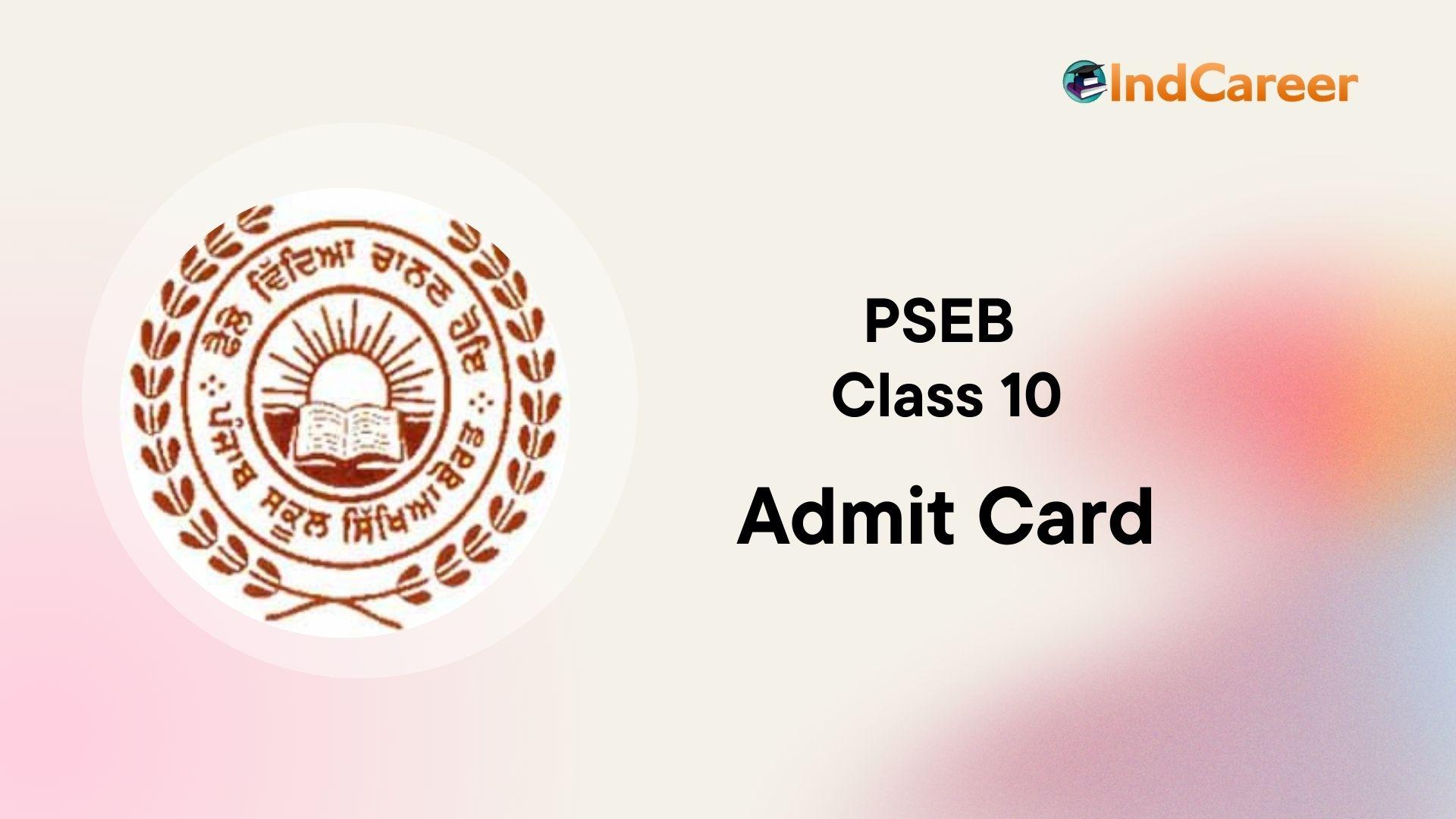 PSEB Class 10th Re-Appear Result 2022 Declared at pseb.ac.in