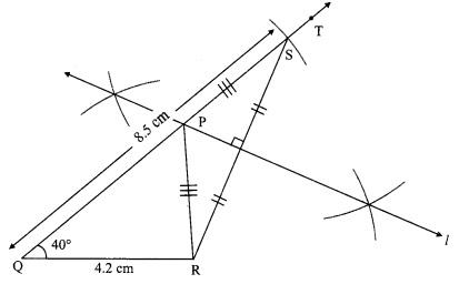 Maharashtra Board Class 9 Maths Solutions Chapter 4 Constructions of Triangles Practice Set 4.1 2
