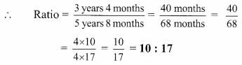Maharashtra Board Class 9 Maths Solutions Chapter 4 Ratio and Proportion Practice Set 4.1 3