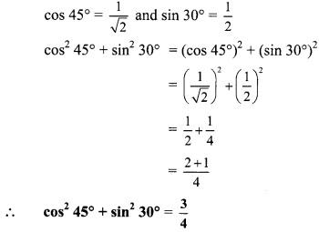 Maharashtra Board Class 9 Maths Solutions Chapter 8 Trigonometry Practice Set 8.2 34