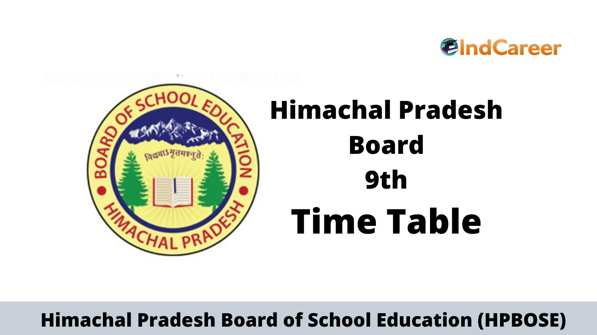 HP 9th, 11th term-2 tentative datesheets released at hpbose.org; exams from  March 4