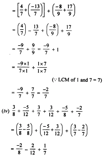 Selina Concise Mathematics Class 8 ICSE Solutions Chapter 1 Rational Numbers EX 1A 16