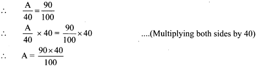 Maharashtra Board Class 6 Maths Solutions Chapter 12 Percentage Practice Set 30 4