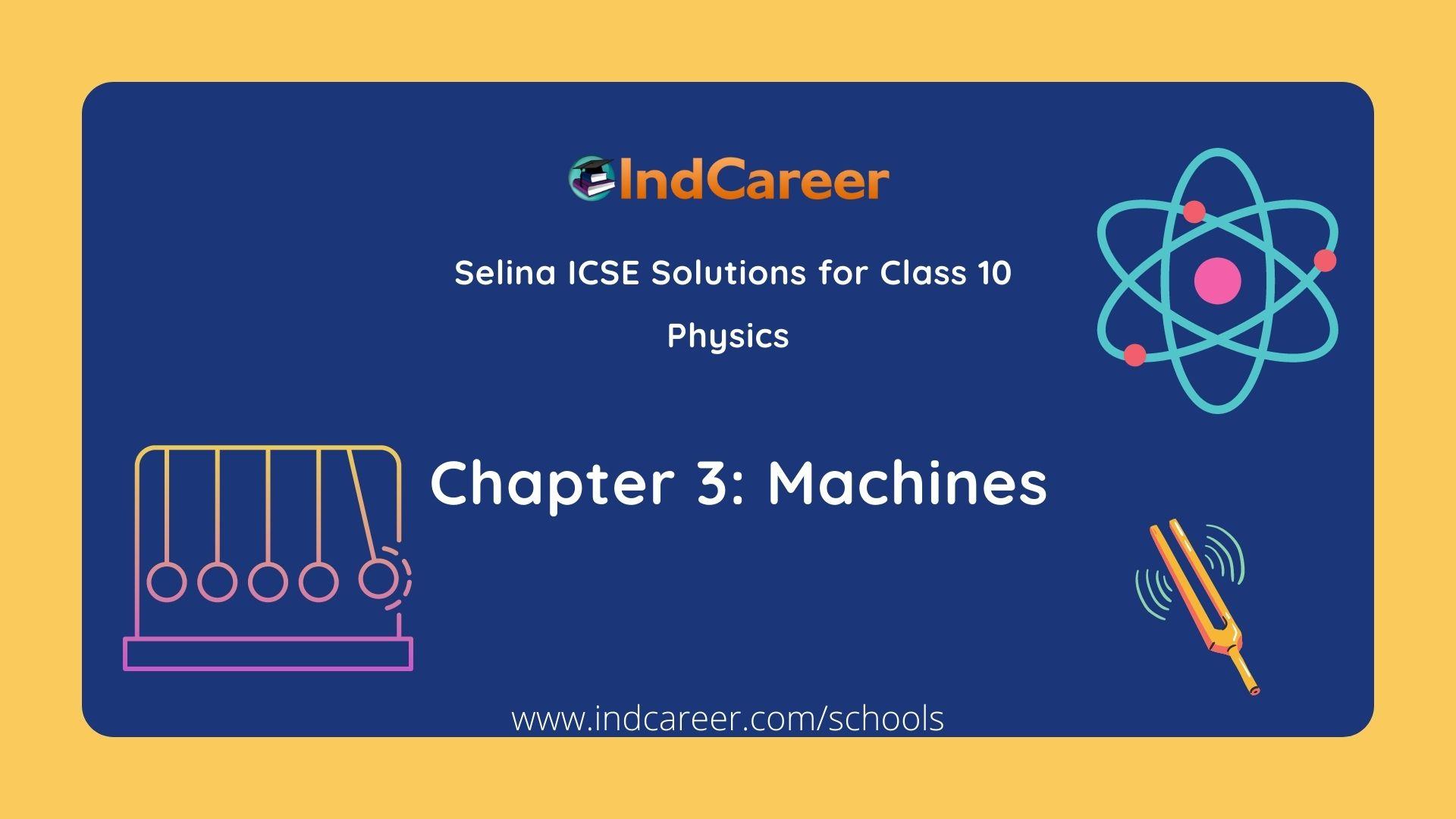 Selina Solutions For Class 10, Physics Chapter 3 - IndCareer Schools