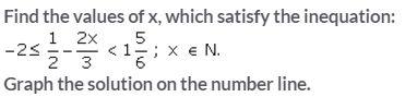 Selina Concise Mathematics Class 10 ICSE Solutions Linear Inequations (in one variable) - 26