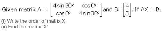 Selina Concise Mathematics Class 10 ICSE Solutions Matrices ex 9d q23