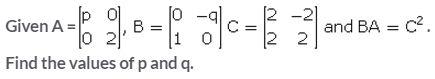 Selina Concise Mathematics Class 10 ICSE Solutions Matrices image - 141