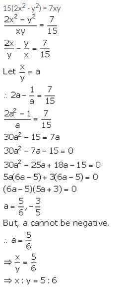 Selina Concise Mathematics Class 10 ICSE Solutions Ratio and Proportion (Including Properties and Uses) - 111