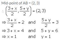 Selina Concise Mathematics Class 10 ICSE Solutions Section and Mid-Point Formula - 34
