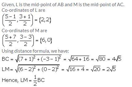 Selina Concise Mathematics Class 10 ICSE Solutions Section and Mid-Point Formula - 35