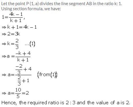 Selina Concise Mathematics Class 10 ICSE Solutions Section and Mid-Point Formula - 5
