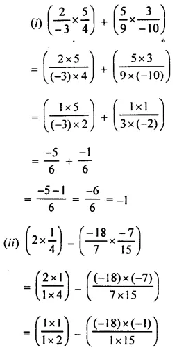 Selina Concise Mathematics Class 8 ICSE Solutions Chapter 1 Rational Numbers EX 1C 70