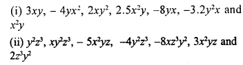 Selina Concise Mathematics Class 8 ICSE Solutions Chapter 11 Algebraic Expressions (Including Operations on Algebraic Expressions) Ex 11A Q7