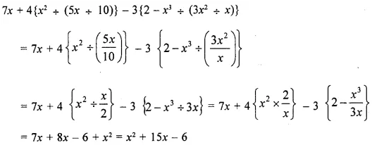 Selina Concise Mathematics Class 8 ICSE Solutions Chapter 11 Algebraic Expressions (Including Operations on Algebraic Expressions) Ex 11E 73