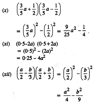 Selina Concise Mathematics Class 8 ICSE Solutions Chapter 12 Algebraic Identities Ex 12A 4