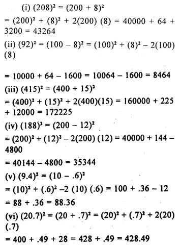 Selina Concise Mathematics Class 8 ICSE Solutions Chapter 12 Algebraic Identities Ex 12B 15