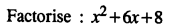 Selina Concise Mathematics Class 8 ICSE Solutions Chapter 13 Factorisation Ex 13D Q1