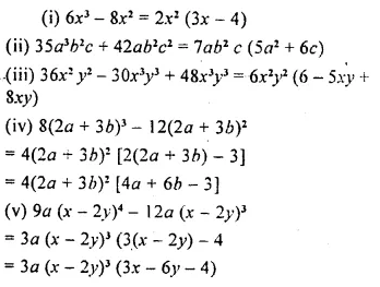 Selina Concise Mathematics Class 8 ICSE Solutions Chapter 13 Factorisation Ex 13F 104