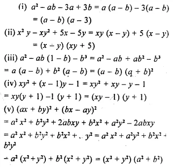 Selina Concise Mathematics Class 8 ICSE Solutions Chapter 13 Factorisation Ex 13F 105
