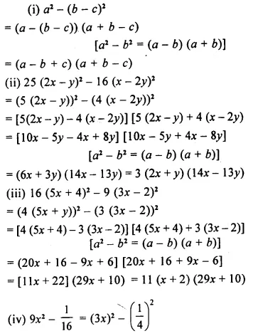 Selina Concise Mathematics Class 8 ICSE Solutions Chapter 13 Factorisation Ex 13F 107