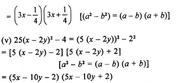 Selina Concise Mathematics Class 8 ICSE Solutions Chapter 13 Factorisation Ex 13F 108