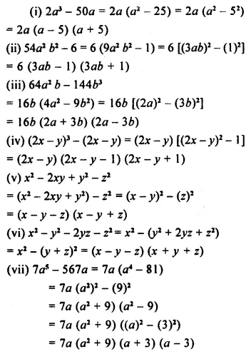 Selina Concise Mathematics Class 8 ICSE Solutions Chapter 13 Factorisation Ex 13F 112