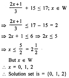 Selina Concise Mathematics Class 8 ICSE Solutions Chapter 15 Linear Inequations (Including Number Lines) Ex 15A 10
