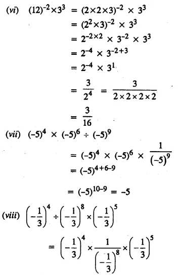 Selina Concise Mathematics Class 8 ICSE Solutions Chapter 2 Exponents (Powers) EX 2B 12