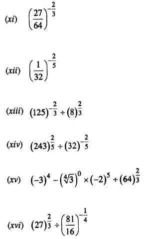 Selina Concise Mathematics Class 8 ICSE Solutions Chapter 2 Exponents (Powers) EX 2B 9