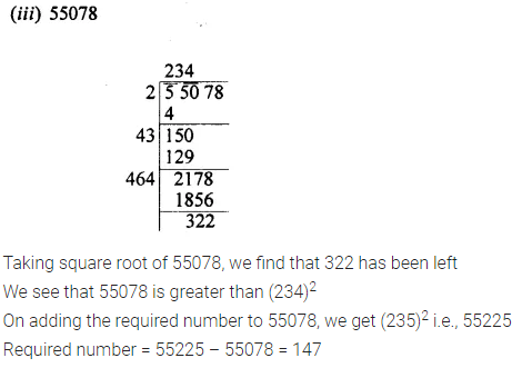 Selina Concise Mathematics Class 8 ICSE Solutions Chapter 3 Squares and Square Roots Ex 3B 33