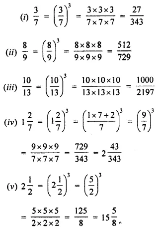 Selina Concise Mathematics Class 8 ICSE Solutions Chapter 4 Cubes and Cube-Roots (Including use of tables for natural numbers) Ex 4A 7
