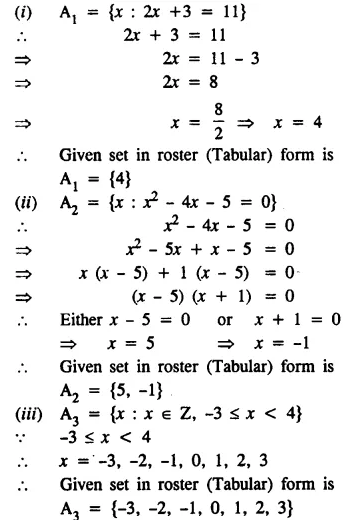 Selina Concise Mathematics Class 8 ICSE Solutions Chapter 6 Sets Ex 6A 1