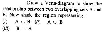 Selina Concise Mathematics Class 8 ICSE Solutions Chapter 6 Sets Ex 6E Q5