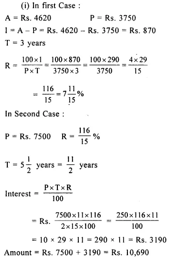 Selina Concise Mathematics Class 8 ICSE Solutions Chapter 9 Simple and Compound Interest Ex 9B 19
