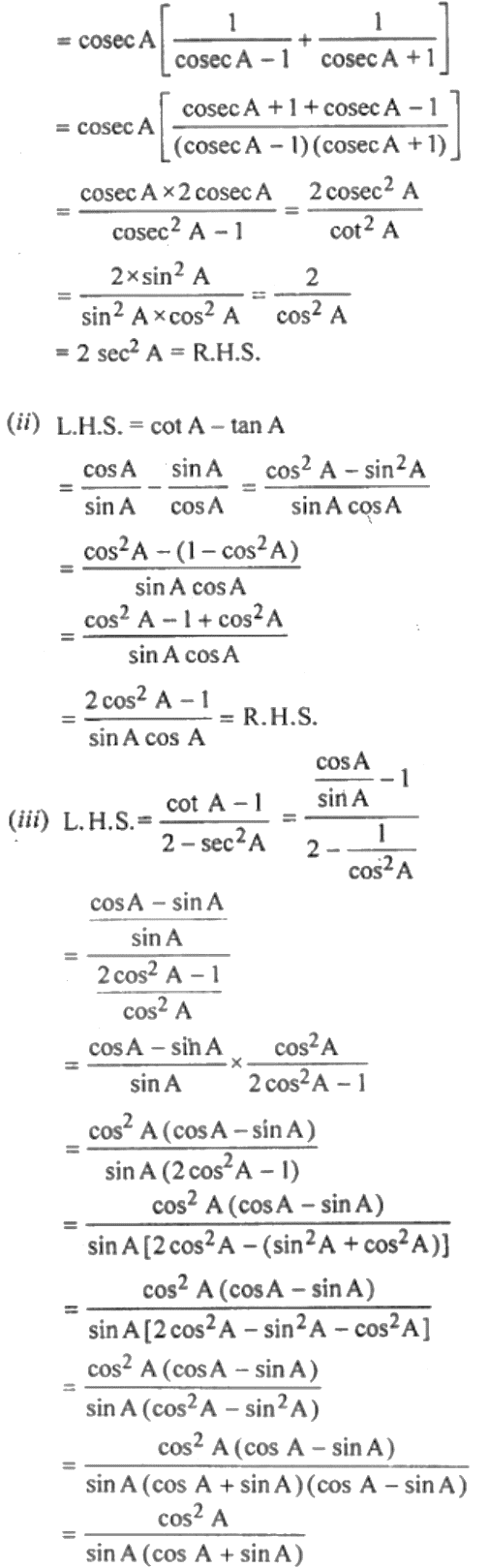 ML Aggarwal Solutions for Class 10 Chapter 18 - 20