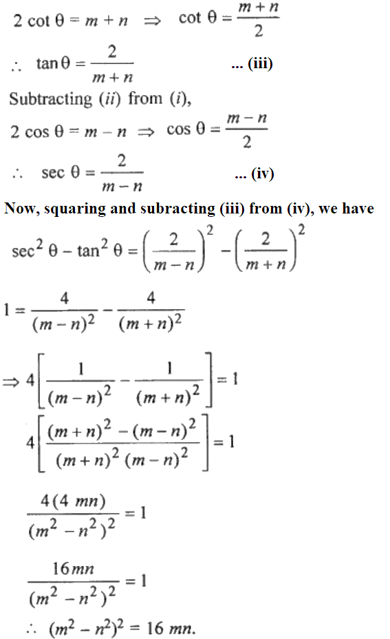 ML Aggarwal Solutions for Class 10 Chapter 18 - 80