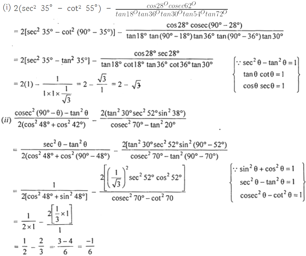 ML Aggarwal Solutions for Class 10 Chapter 18 - 9