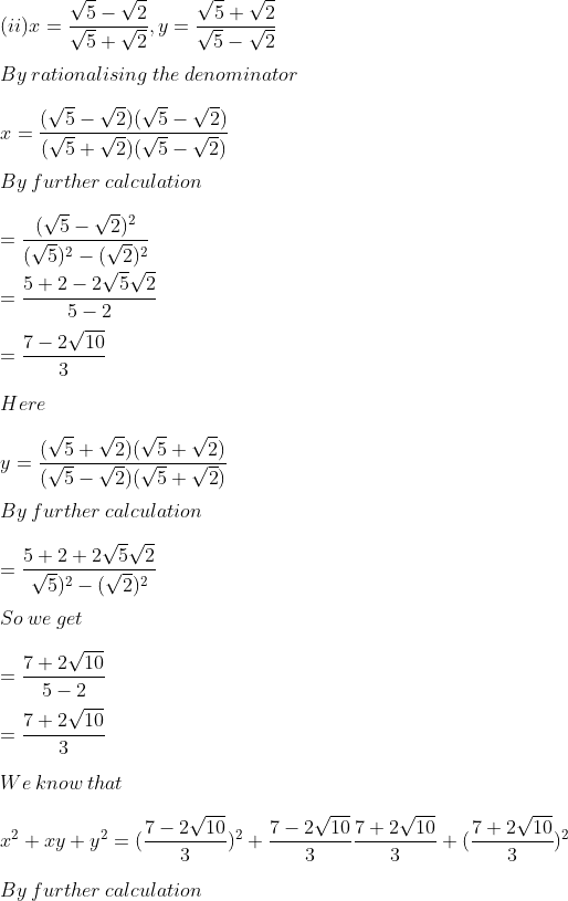 ML Aggarwal Solutions for Class 9 Chapter 1 Image 90