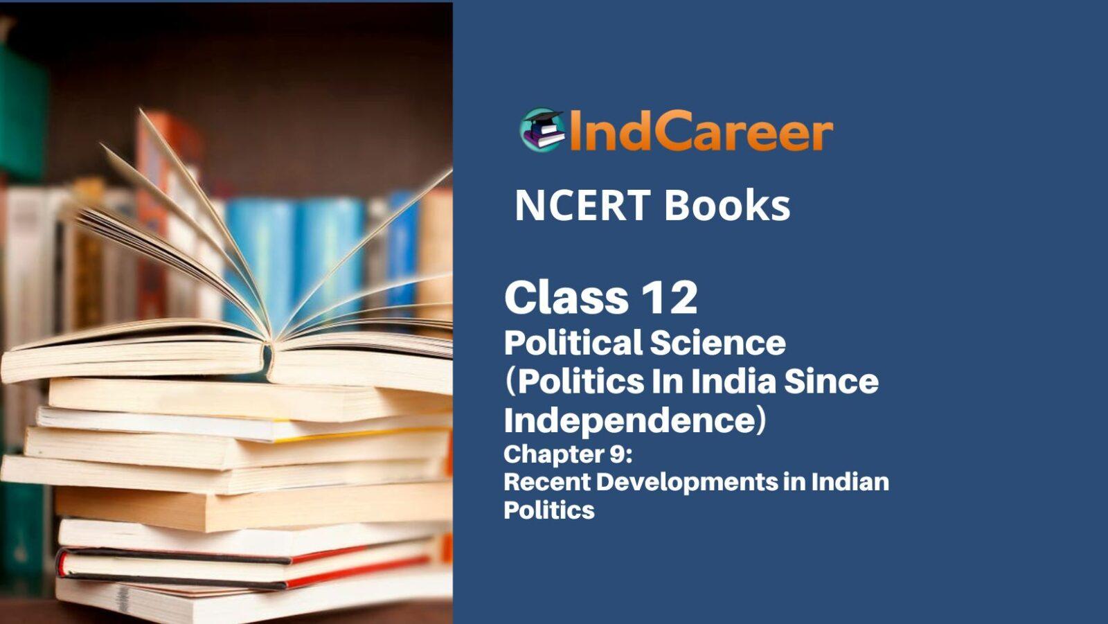 Ncert Book For Class Political Science Chapter Recent