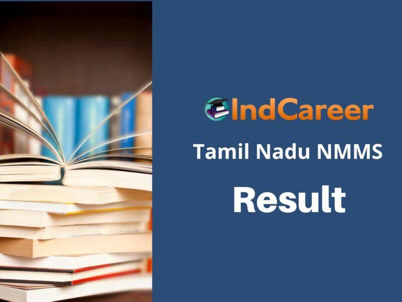 Tamil Nadu NMMS Result