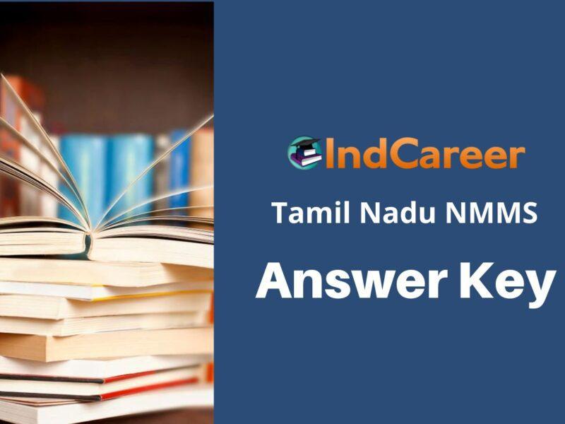 Tamil Nadu NMMS Answer Key
