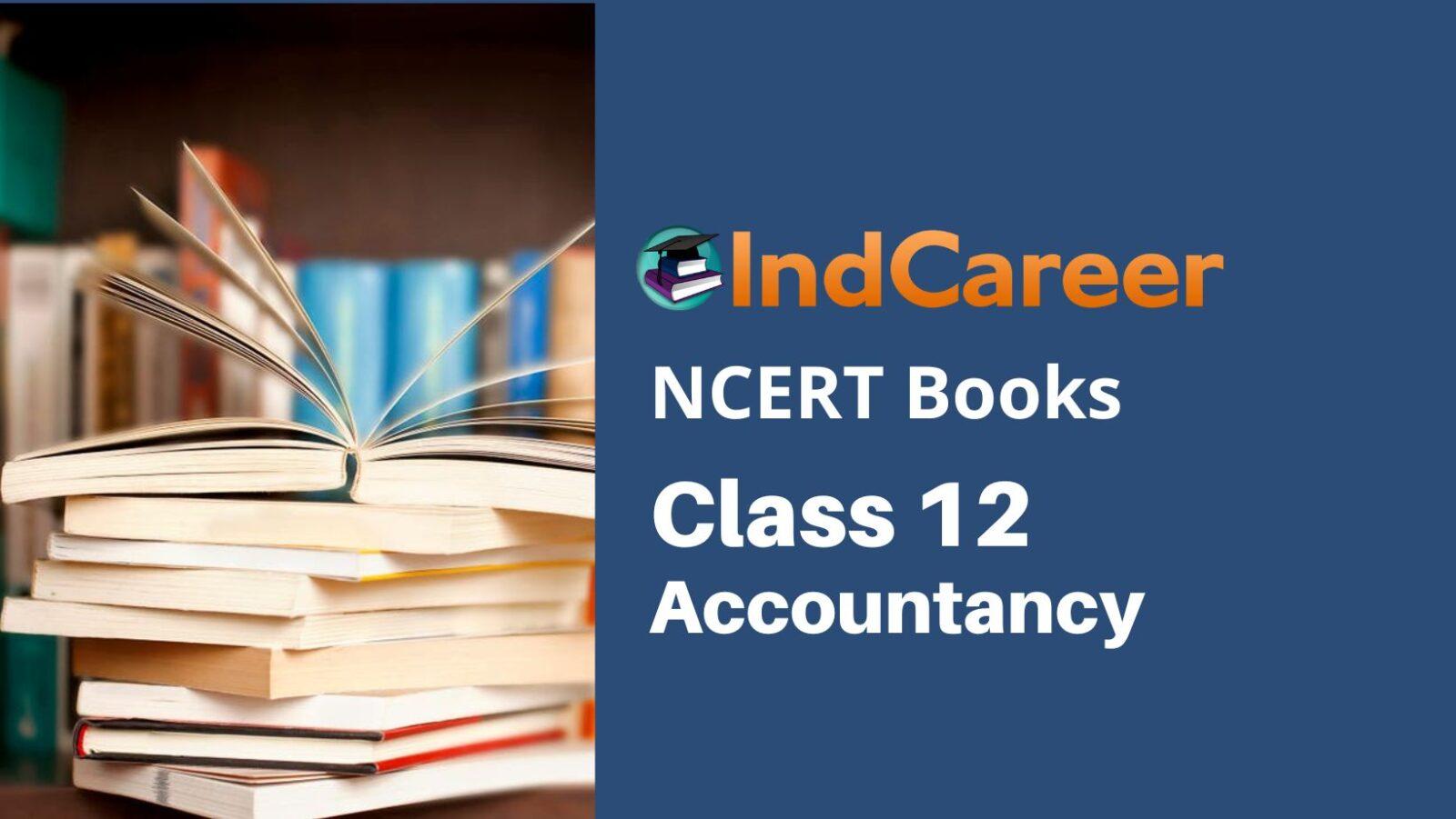 NCERT Class 12 Accountancy Books IndCareer Schools