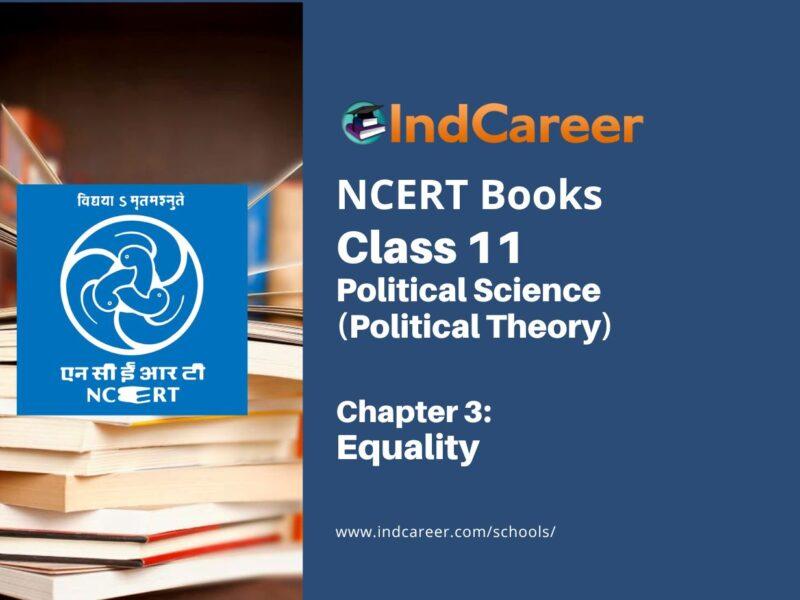 NCERT Book for Class 11 Political Science (Political Theory) Chapter 3 Equality