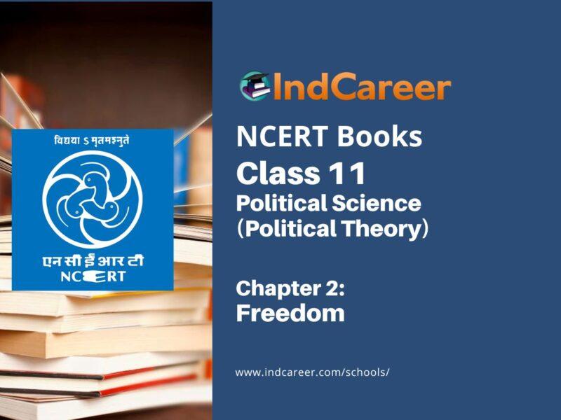 NCERT Book for Class 11 Political Science (Political Theory) Chapter 2 Freedom