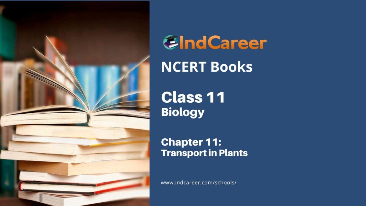 NCERT Book for Class 11 Biology Chapter 11 Transport in Plants