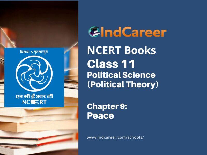 NCERT Book for Class 11 Political Science (Political Theory) Chapter 9 Peace