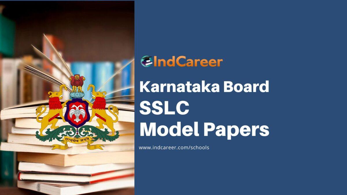 Karnataka SSLC Model Question Paper