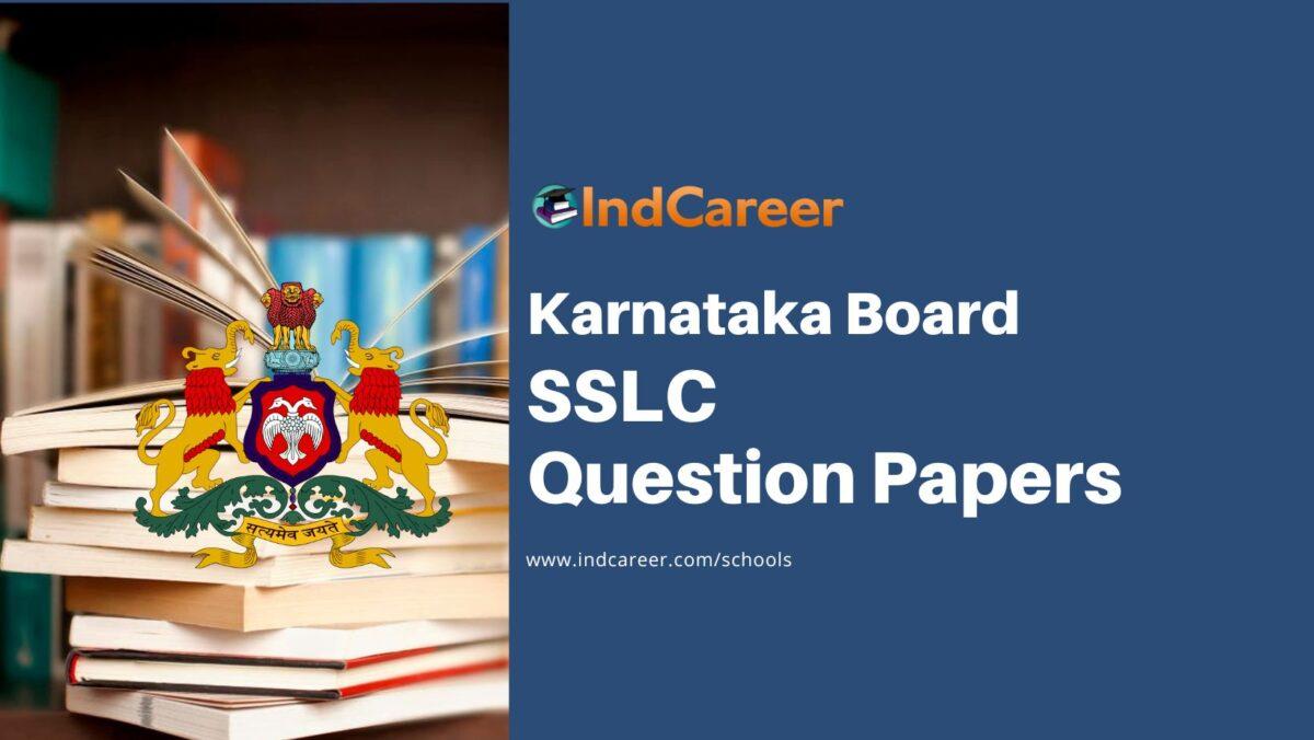 Karnataka Board SSLC Question Papers